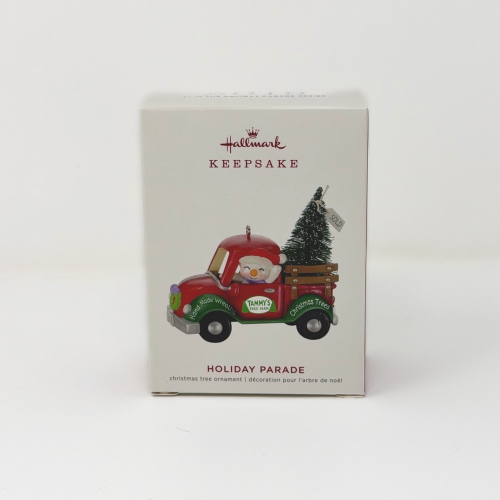 Hallmark Keepsake 2019 Holiday Parade 1st In Series Snowman Truck Ornament